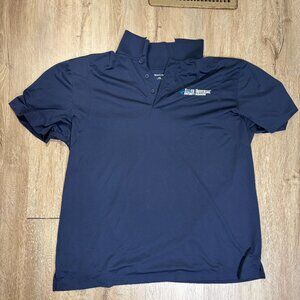 Allied Universal Security Services Uniform Polo Shirt 2XL Blue Navy Short Sleeve